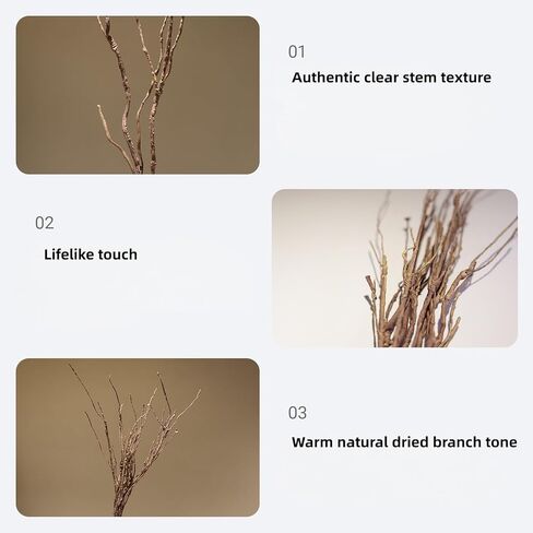 5PCS Lifelike Curly Willow Branches Decorative Dried Artificial Twigs, 25.9 Inches Fake Bendable Sticks Vintage Vines/Stems DIY Greenery Plants Craft Vases Home Garden Hotel Farmhouse Decor in Saudi Arabia