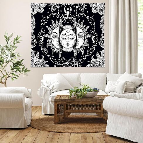 Wall Hanging Tapestry Decorative Forest Sunset Nature Landscape Fabric Art for Bedroom Dorm Living Room Home Décor in Saudi Arabia
