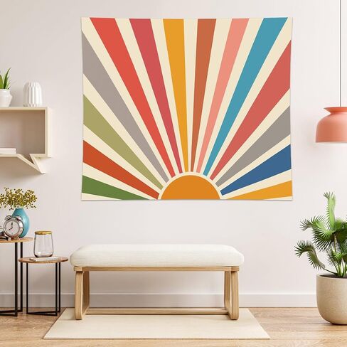 Wall Hanging Tapestry Decorative Forest Sunset Nature Landscape Fabric Art for Bedroom Dorm Living Room Home Décor in Saudi Arabia