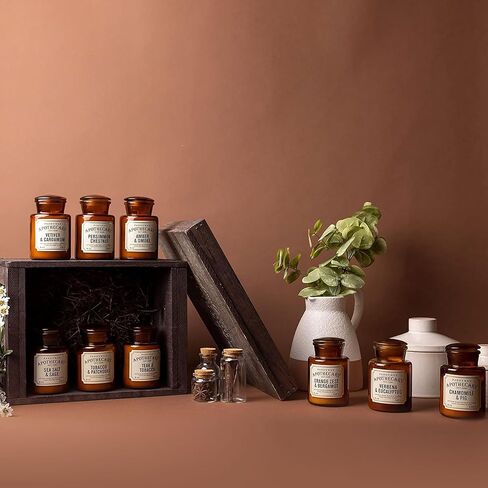 شمعة معطرة من باديواكس أرتيزان مع غطاء في وعاء زجاجي قابل لإعادة الاستخدام، شمعة صويا نظيفة مع حوالي. وقت الاحتراق لمدة 54 ساعة، القرع والتوابل، 8 أونصة. in Kuwait