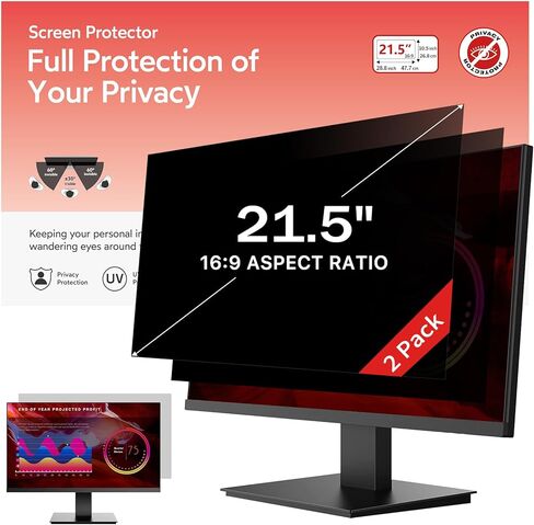 bersem 14 Inch Laptop Privacy Screen for 16:10 Ratio Computer Monitor, Removable Anti Glare Blue Light Filter for Laptop Privacy Screen 14 inch, Anti-Spy, Anti-Scratch, UV-Blocking in Saudi Arabia