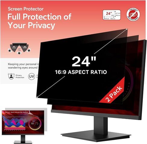 bersem 14 Inch Laptop Privacy Screen for 16:10 Ratio Computer Monitor, Removable Anti Glare Blue Light Filter for Laptop Privacy Screen 14 inch, Anti-Spy, Anti-Scratch, UV-Blocking in Saudi Arabia