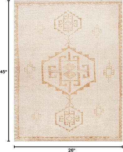 سجادة Livabliss x Becki Owens Solana Medallion Area، مقاس 2'2 بوصة × 3'9 بوصة، بيج in Kuwait