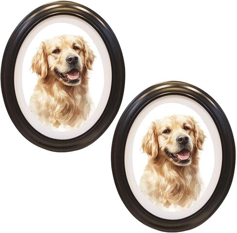 إطار صورة بيضاوي من Levoberg مقاس 8 × 10 إطارات صور بيضاوية خشبية لإطار صورة ظلية للجدار إطار صور كلاسيكي للتركيب على الحائط مع مسمار سلس لديكور المنزل معرض الفن 1 حزمة أسود in Kuwait