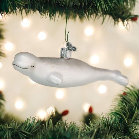 Old World Christmas Beluga Whale 5.5 x 2 in Saudi Arabia