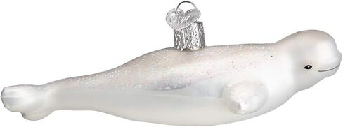 Old World Christmas Beluga Whale 5.5 x 2 in Saudi Arabia