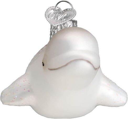 Old World Christmas Beluga Whale 5.5 x 2 in Saudi Arabia