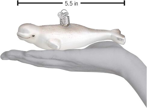Old World Christmas Beluga Whale 5.5 x 2 in Saudi Arabia