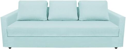 Couch Cover ONLY! for IKEA Friheten 3 Seat Sofa Bed Sleeper, Sofa Covers for Small Couch, Sofa Slipcovers for Living Room with Cushion Covers (989-5) in Saudi Arabia