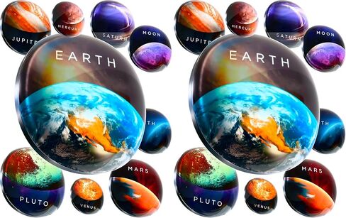 X-bet MAGNET Decorative Glass Magnets for Refrigerator, Office, Kitchen, Succulent, Whiteboard, Lockers in Kuwait