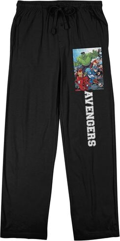 Marvel The Avengers Classic Art Men's Black Sleep Pants in Saudi Arabia