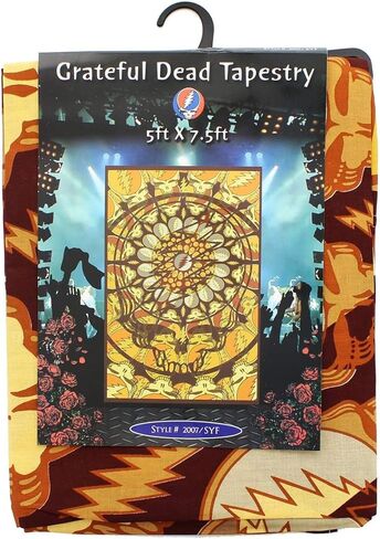 JUST FUNKY Grateful Dead Steal Your Face Skulls 60"x90" Tapestry in Saudi Arabia