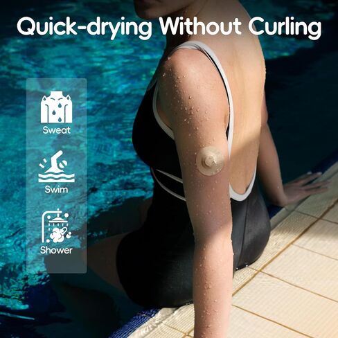 30PCS Adhesive Patches-Waterproof Dexcom G7 Over Patch for CGM Sensor-Waterproof & Sweatproof Cover for Continuous Glucose Monitor Sensor in Saudi Arabia