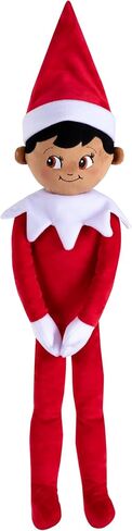 لعبة The Elf on the Shelf Plushee Pals القابلة للاحتضان، باللون الأحمر، 68.58 سم، ألعاب قطيفة على شكل قزم الكشفية - دمية قزم محشوة محبوبة ذات عيون بنية اللون in Saudi Arabia