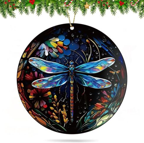 Hummingbird Gifts Christmas Ornaments 2025, 2D Hummingbird Ornaments for Christmas Tree, Gifts for Friends Xmas Decor for Stocking Stuffers Xmas Tree Decoration in Saudi Arabia