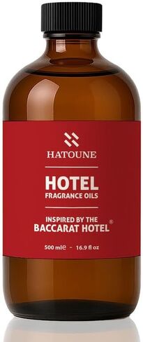 زيت الناشر الفاخر من سلسلة Hatoune Hotel مستوحى من فندق Baccarat لأجهزة التبخير، وموزعات الروائح، ومرطبات رائحة نادي الجاز - 0.34 أونصة سائلة in Kuwait