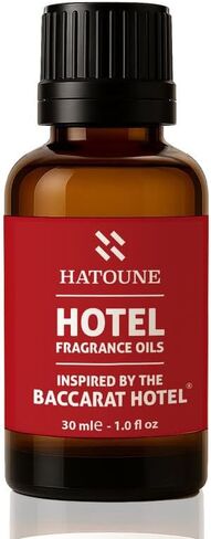 زيت الناشر الفاخر من سلسلة Hatoune Hotel مستوحى من فندق Baccarat لأجهزة التبخير، وموزعات الروائح، ومرطبات رائحة نادي الجاز - 0.34 أونصة سائلة in Kuwait