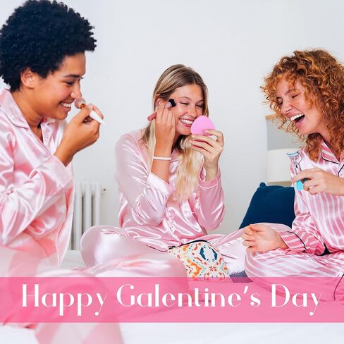 Thyle 36 Set Galentines Gift Heart Mirror Compact Bulk with Valentine Cards and Organza Bags Heart Shaped Mini Pocket Small Folding Makeup Portable Travel Purse Hand Mirror for Valentine Party Favor in Saudi Arabia