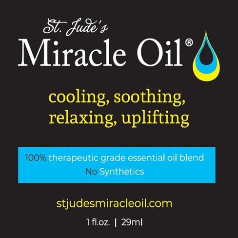 St. Jude's Miracle Oil Essential Oil Blend 29ml - 100% Pure Therapeutic Grade Blend for Sore Muscles, Aches & Pains in Saudi Arabia