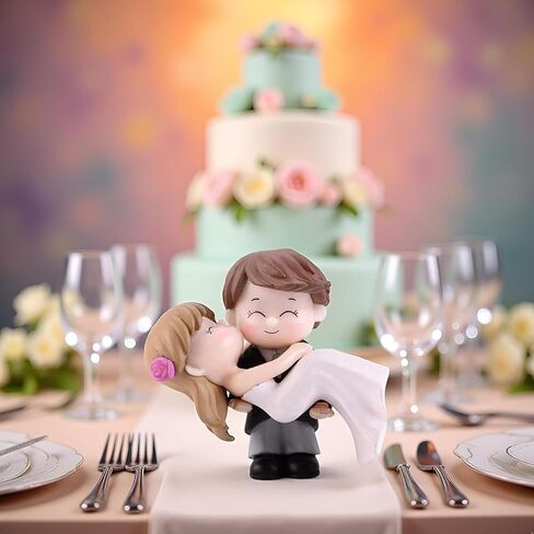 Cute Couple Car Dashboard Decorations, Romantic Couple Figurines Ornament Decor, Cute Car Accessories Valentine’s Day Gift(A) in Saudi Arabia