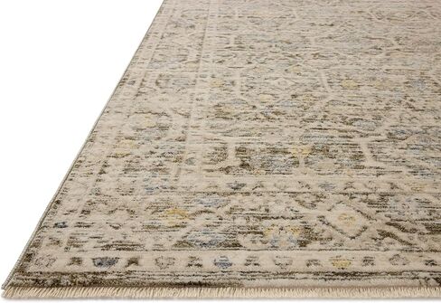 مجموعة Loloi Clarisse CLS-08 زيتوني/عاجي 7'-10" x 10'-2" سجادة منطقة هامشية in Saudi Arabia