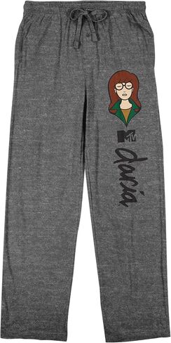 Bioworld MTV Daria Men's Heather Gray Sleep Pants in Saudi Arabia