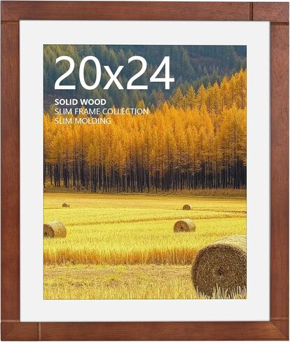 FOLANCRA A2 Picture Frame, 16.5 x 23.5 Frame, Large Poster Frame, Teak Wood Gallery Poster Frame for Photos/Artworks/Poste in Saudi Arabia