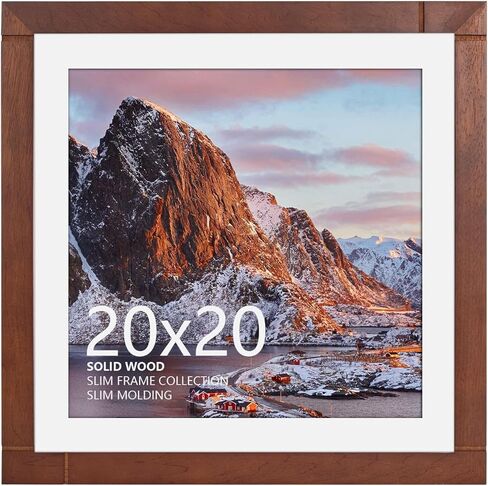 إطار صورة FOLANCRA A2، إطار مقاس 16.5 × 23.5، إطار ملصق كبير، إطار ملصق معرض من خشب الساج للصور/الأعمال الفنية/الملصقات in Kuwait
