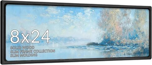 إطار صورة FOLANCRA A2، إطار مقاس 16.5 × 23.5، إطار ملصق كبير، إطار ملصق معرض من خشب الساج للصور/الأعمال الفنية/الملصقات in Kuwait