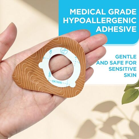 OK TAPE Over Patches لـ Dexcom G7، Stelo، لاصق مقاوم للماء ومضاد للحساسية، رقع مستشعر CGM، مقطوعة مسبقًا، خالية من الاهتراء، تبقى آمنة لمدة 10-14 يومًا، 15 قطعة in Kuwait