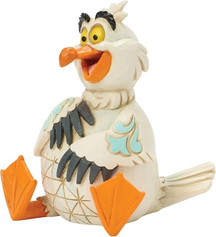 Enesco Disney Traditions من Jim Shore The Little Mermaid Scuttle The Seagull Miniature Figurine، 3.15 بوصة، متعدد الألوان in Kuwait