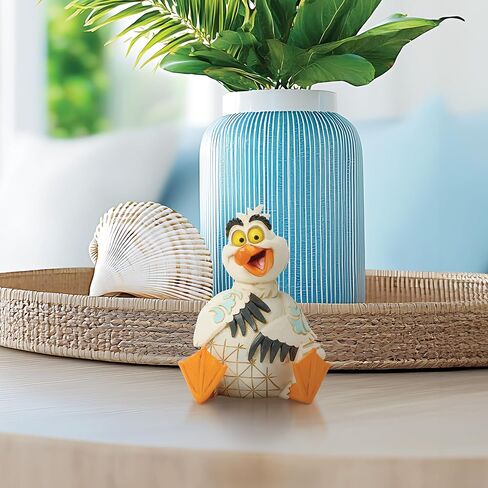 Enesco Disney Traditions من Jim Shore The Little Mermaid Scuttle The Seagull Miniature Figurine، 3.15 بوصة، متعدد الألوان in Kuwait