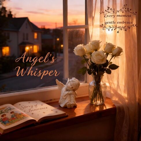 Small Angel Figurine for Home Decor - Detailed Cherub Sculpture in Gift Box, Soothing Resin Statue for Shelf Desk Display, Comfort Keepsake Gift for Women, Indoor Decor for Room Office Bedroom in Saudi Arabia