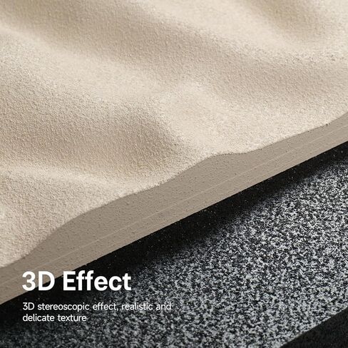 Troartos 3D محكم أبيض وأسود جدار الفن التجريدي لغرفة المعيشة، عمل فني كبير من الحجر الرملي الحديث للجدران، الحد الأدنى من النحت المعدني ديكور الحائط، المدخل، غرفة الطعام، غرفة النوم، المكتب in Kuwait