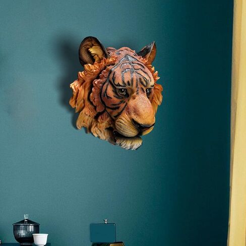 Nsaroche Tiger Heads جدار ديكور النحت الديكور in Kuwait