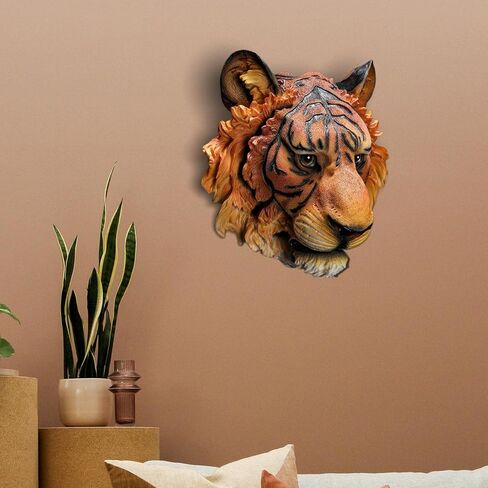 Nsaroche Tiger Heads جدار ديكور النحت الديكور in Kuwait