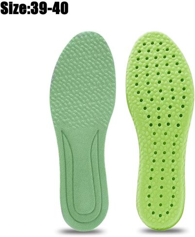 Sports Shoes Insole Comfortable Plantar Fasciitis Insoles for Feet Men Women Orthopedic Shoe Sole Running Accessories，Size 39-40 in Saudi Arabia