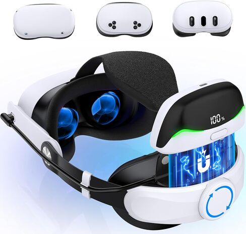 Head Strap for Quest 3S/Quest 3/Quest 2, Comfort VR Headstrap Enhanced Support Reduce Pressure in Saudi Arabia