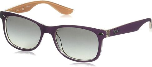 Ray-Ban RJ9052S NEW Wayfarer Square Seprases ، Rubber Dark Dark/Blue ، 47 mm in Kuwait