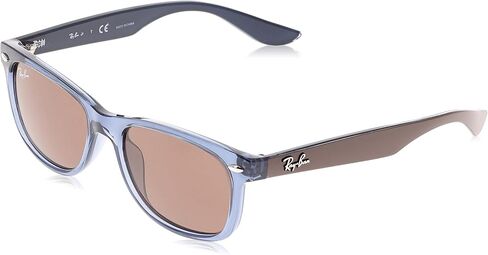 Ray-Ban RJ9052S NEW Wayfarer Square Seprases ، Rubber Dark Dark/Blue ، 47 mm in Kuwait