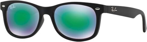 Ray-Ban RJ9052S NEW Wayfarer Square Seprases ، Rubber Dark Dark/Blue ، 47 mm in Kuwait
