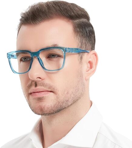 OCCI CHIARI نظارات قراءة مربعة كبيرة للرجال قراء مريحين 1.0 1.25 1.5 1.75 2.0 2.25 2.5 2.75 3.0 3.5 4.0 in Saudi Arabia