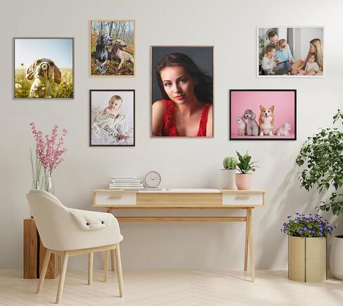 مطبوعات قماشية مخصصة مع صورك مقاس 24 × 24 ملصقات صور مخصصة طباعة هدايا شخصية لحفلات الزفاف والأسرة والمنزل والمطبخ ديكور فني جداري مؤطر in Kuwait