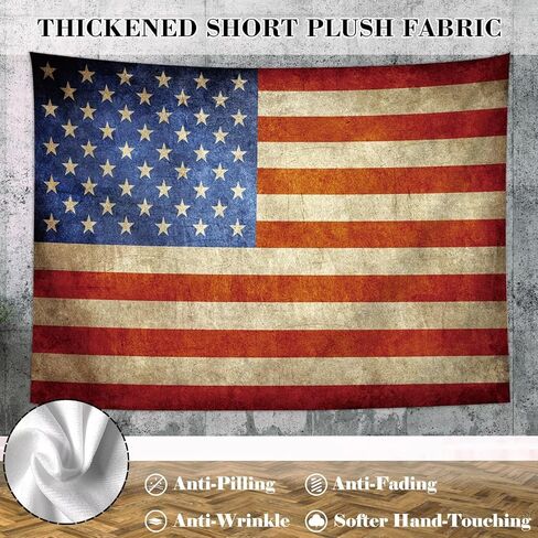 ريفي العلم الأمريكي نسيج الجدار شنقا وطني صغير خمر الرجعية الولايات المتحدة الأمريكية العلم الوطني نسيج نسيج لغرفة النوم كلية النوم غرفة الفصول الدراسية مكتب 4 يوليو خلفية جدار ديكور 28 × 40 بوصة in Kuwait