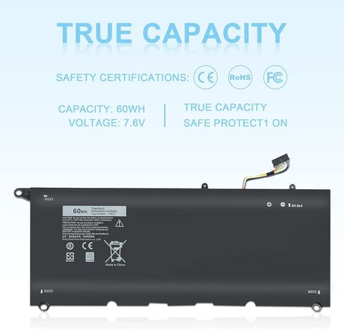 yrdd6 استبدال بطارية الكمبيوتر المحمول لـ 42WH Dell Inspiron 14 15 3000 5000 سلسلة 3493 3582 3583 3584 3593 3793 5480 5481 5482 5485 5490 7586 5491 5493 5585 5590 5591 5593 in Saudi Arabia