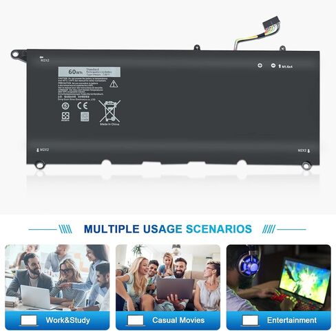 yrdd6 استبدال بطارية الكمبيوتر المحمول لـ 42WH Dell Inspiron 14 15 3000 5000 سلسلة 3493 3582 3583 3584 3593 3793 5480 5481 5482 5485 5490 7586 5491 5493 5585 5590 5591 5593 in Saudi Arabia