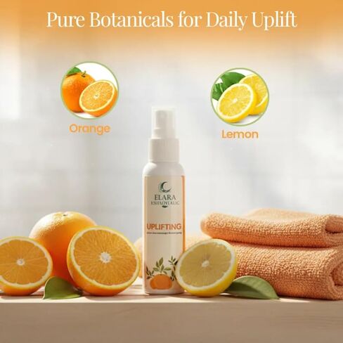 Elara Essentials LLC رذاذ الدش العطري المنعش - رذاذ الحمضيات المنشط بزيوت الحمضيات العضوية - دش منعش ورذاذ الغرفة لتعزيز المزاج والطاقة الصباحية - 2 أونصة in Saudi Arabia