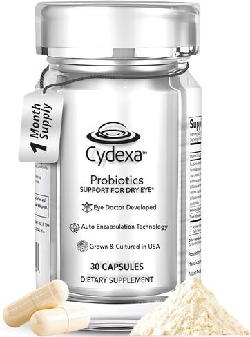 Only Probiotic Supplements for Dry Eye with Entrocoat & Vitamin D₃ – Scientifically Developed Eye Vitamins for Eye Gut–Eye Axis Support – Ophthalmologist-Formulated for Dryness, Redness & Irritation in Saudi Arabia