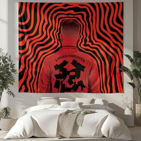 NIPINUS مضحك أنيمي الجدار نسيج، كبير اليابانية نسيج الجدار شنقا، نسيج ملهم ولطيف لغرفة النوم، النوم وغرفة المعيشة ديكور جدار الفن، 50 × 60 بوصة in Kuwait