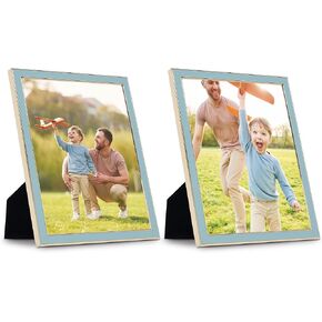 إطار صورة لسطح الطاولة من Sheffield Home - إطار عرض مزخرف بالمينا الحديدي للمنزل أو المكتب، مقاس 5 × 7 بوصة، أبيض in Kuwait